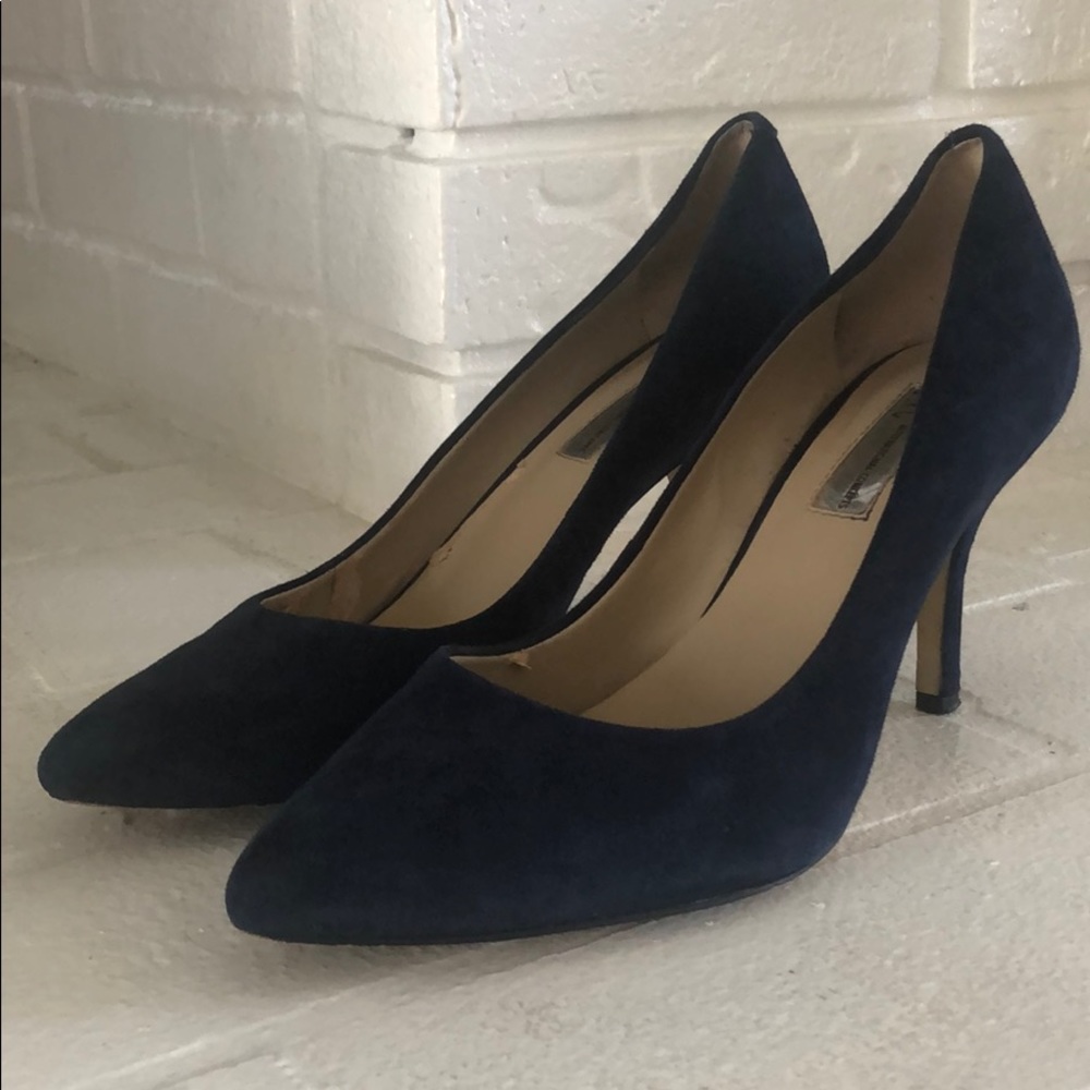 Navy Blue INC Pumps